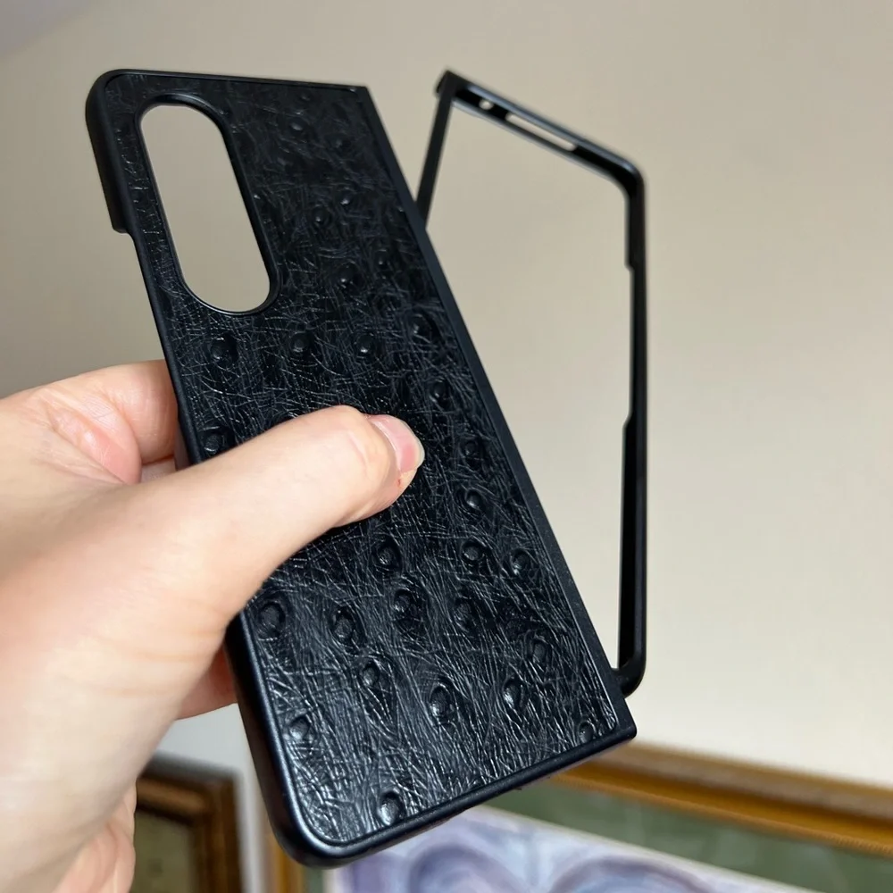 For Samsung Galaxy z fold 4 5G/z fold4 5G genuine leather phone case